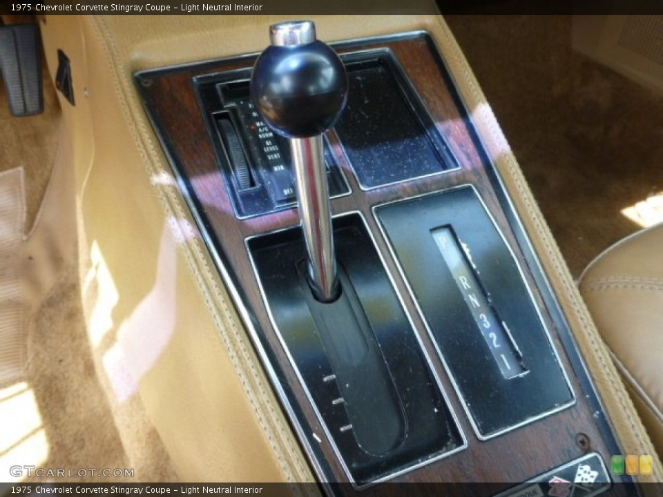 Light Neutral Interior Transmission for the 1975 Chevrolet Corvette Stingray Coupe #94605781