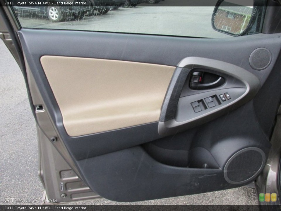 Sand Beige Interior Door Panel for the 2011 Toyota RAV4 I4 4WD #94606729