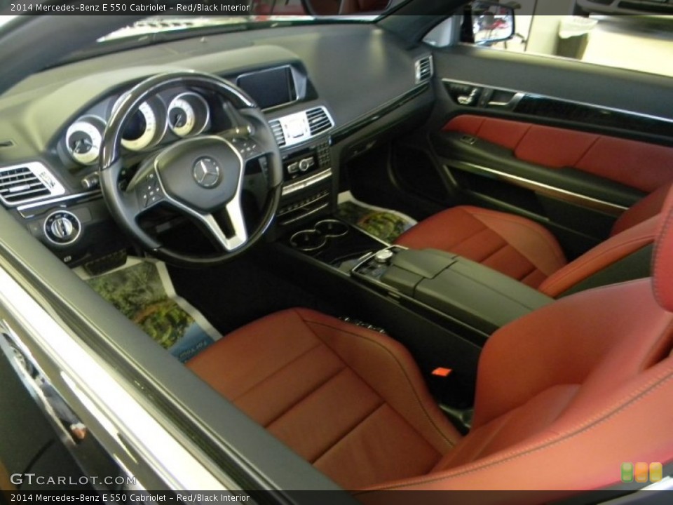 Red/Black 2014 Mercedes-Benz E Interiors