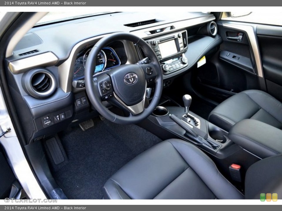 Black Interior Photo for the 2014 Toyota RAV4 Limited AWD #94620873