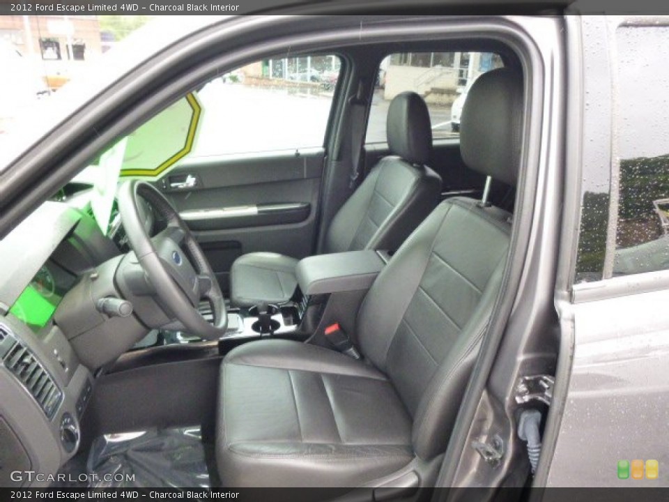 Charcoal Black Interior Photo for the 2012 Ford Escape Limited 4WD #94623268
