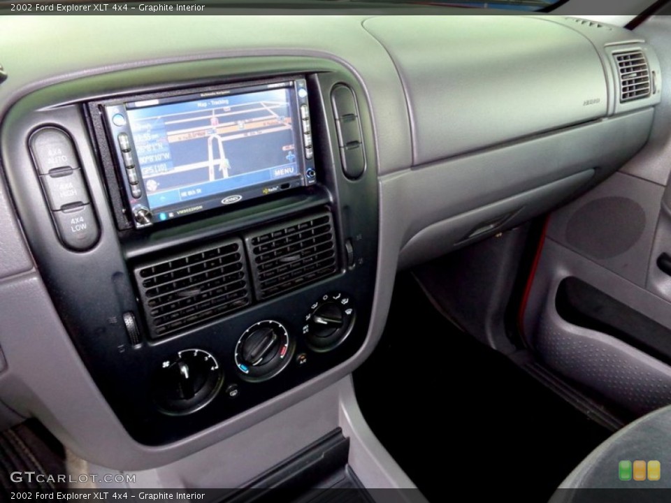 Graphite Interior Controls for the 2002 Ford Explorer XLT 4x4 #94626874