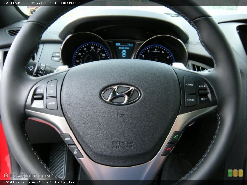 Black Interior Steering Wheel for the 2014 Hyundai Genesis Coupe 2.0T #94634170