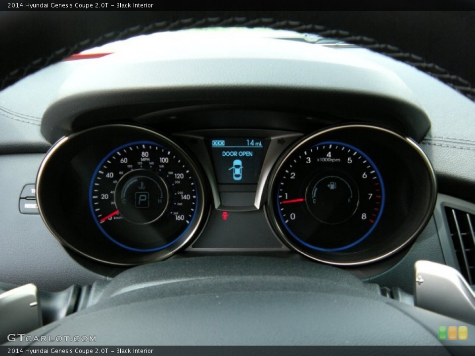 Black Interior Gauges for the 2014 Hyundai Genesis Coupe 2.0T #94634182