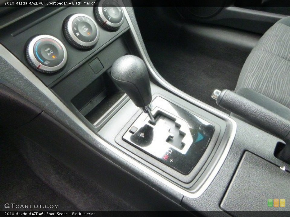 Black Interior Transmission for the 2010 Mazda MAZDA6 i Sport Sedan #94634293