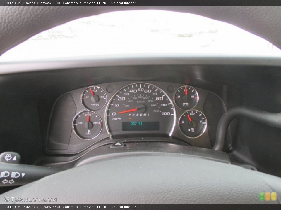 Neutral Interior Gauges for the 2014 GMC Savana Cutaway 3500 Commercial Moving Truck #94636216