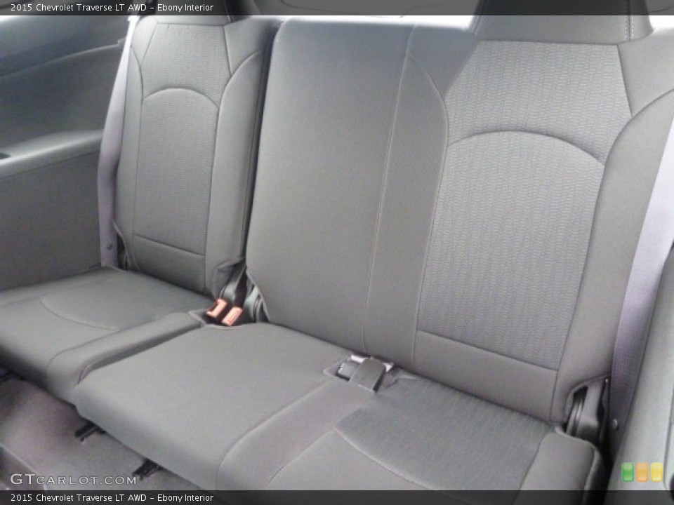 Ebony Interior Rear Seat for the 2015 Chevrolet Traverse LT AWD #94641335