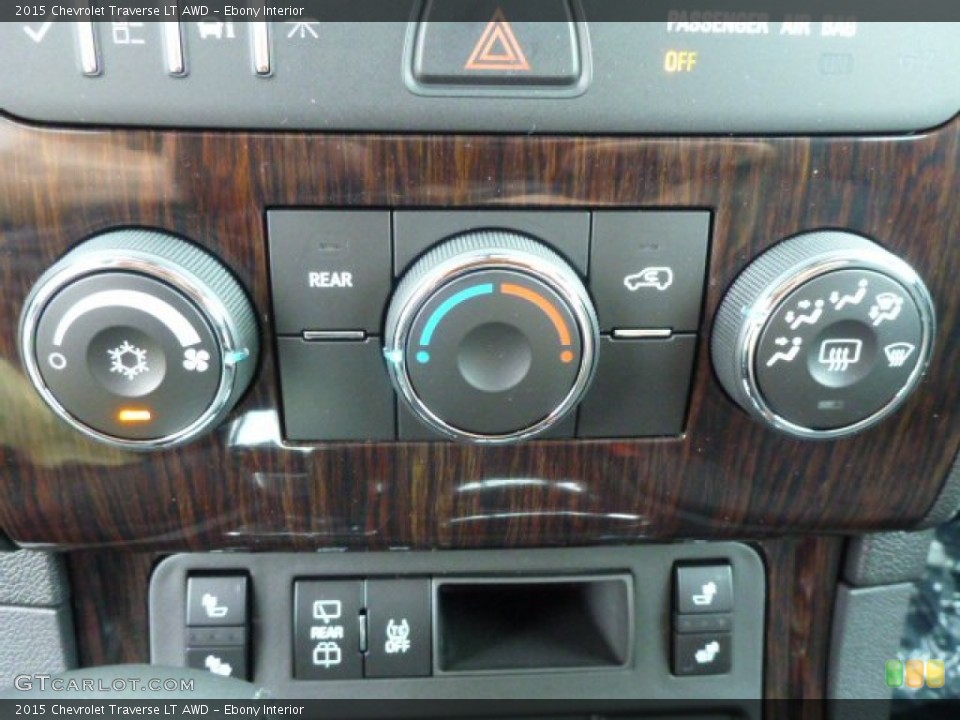 Ebony Interior Controls for the 2015 Chevrolet Traverse LT AWD #94641500