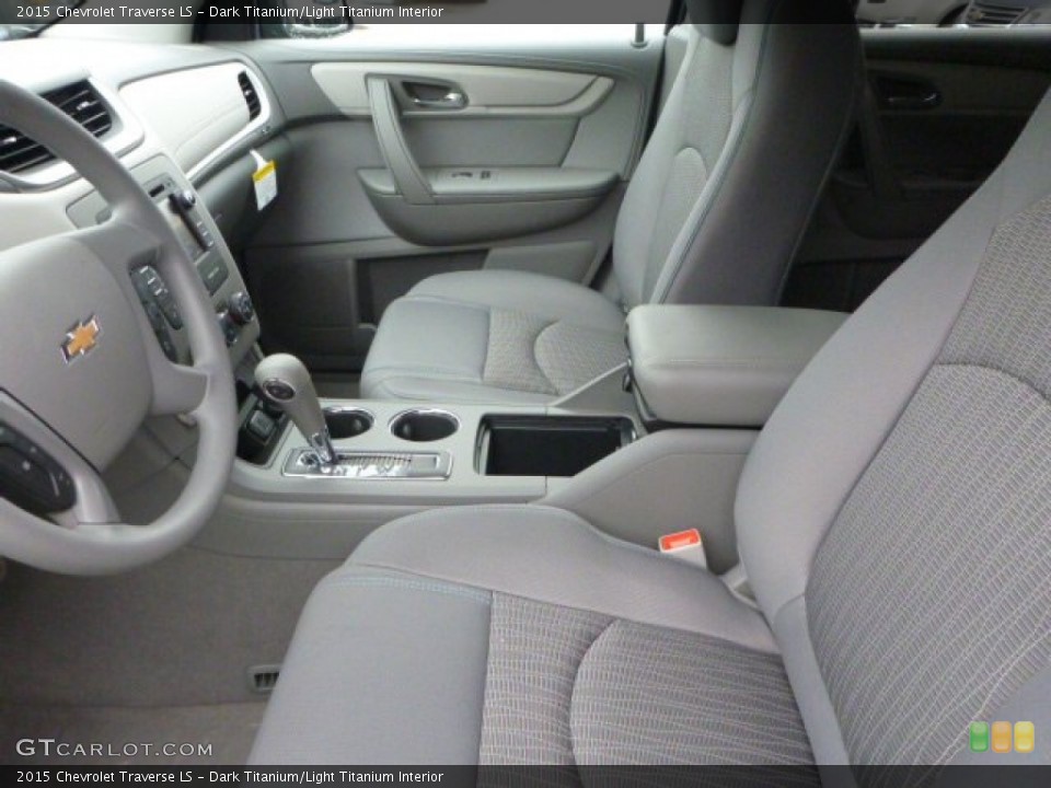 Dark Titanium/Light Titanium Interior Front Seat for the 2015 Chevrolet Traverse LS #94641743