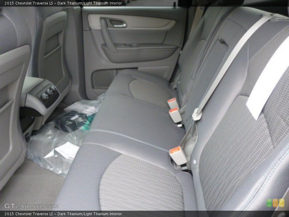 Dark Titanium/Light Titanium Interior Rear Seat for the 2015 Chevrolet Traverse LS #94641767