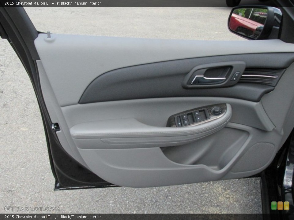 Jet Black/Titanium Interior Door Panel for the 2015 Chevrolet Malibu LT #94641779