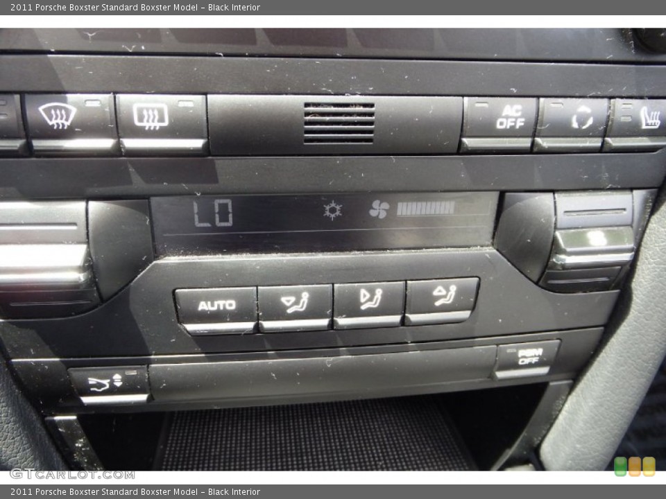 Black Interior Controls for the 2011 Porsche Boxster  #94642175