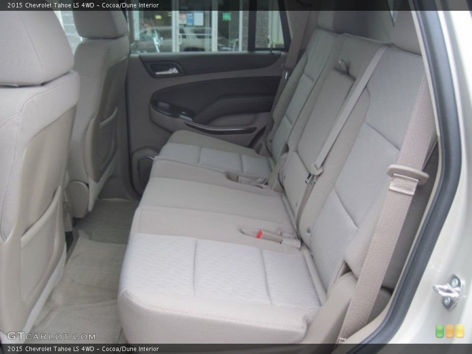 Cocoa/Dune Interior Rear Seat for the 2015 Chevrolet Tahoe LS 4WD #94645070