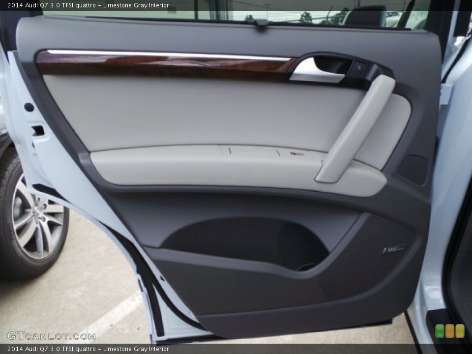 Limestone Gray Interior Door Panel for the 2014 Audi Q7 3.0 TFSI quattro #94653461
