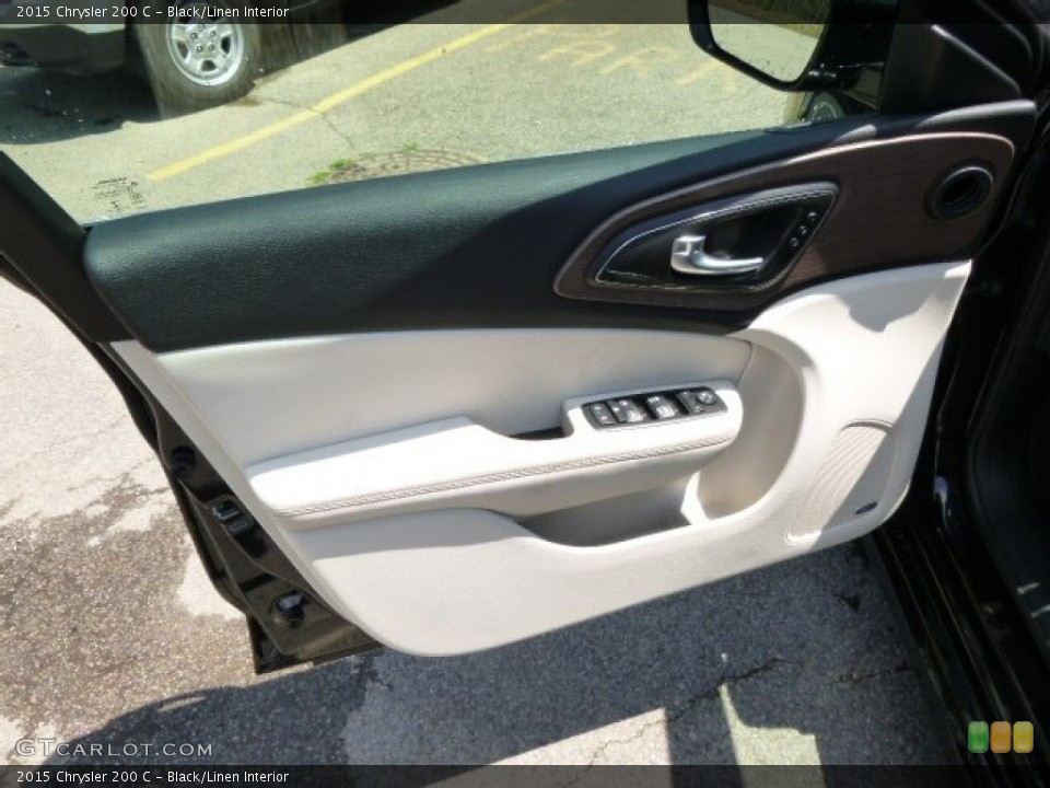 Black/Linen Interior Door Panel for the 2015 Chrysler 200 C #94653920