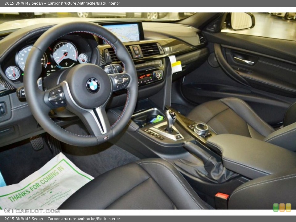 Carbonstructure Anthracite/Black Interior Prime Interior for the 2015 BMW M3 Sedan #94660169