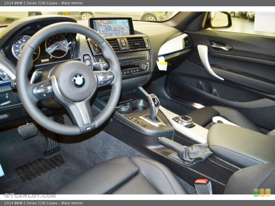 Black 2014 BMW 2 Series Interiors