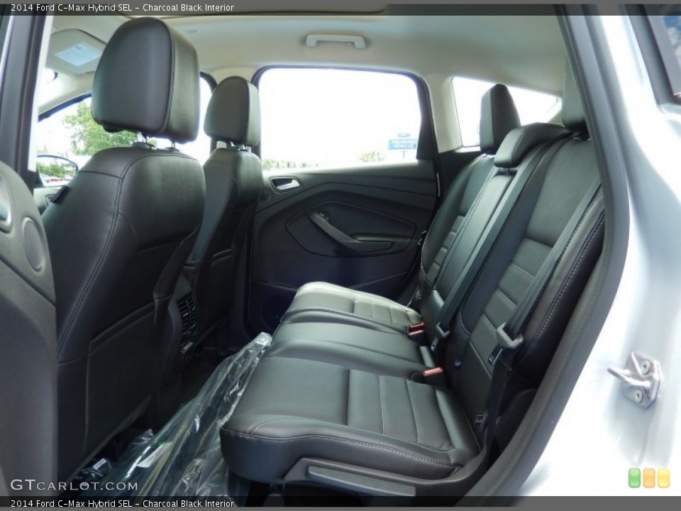 Charcoal Black Interior Rear Seat for the 2014 Ford C-Max Hybrid SEL #94665629