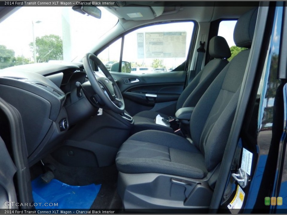 Charcoal Black Interior Front Seat for the 2014 Ford Transit Connect XLT Wagon #94666913