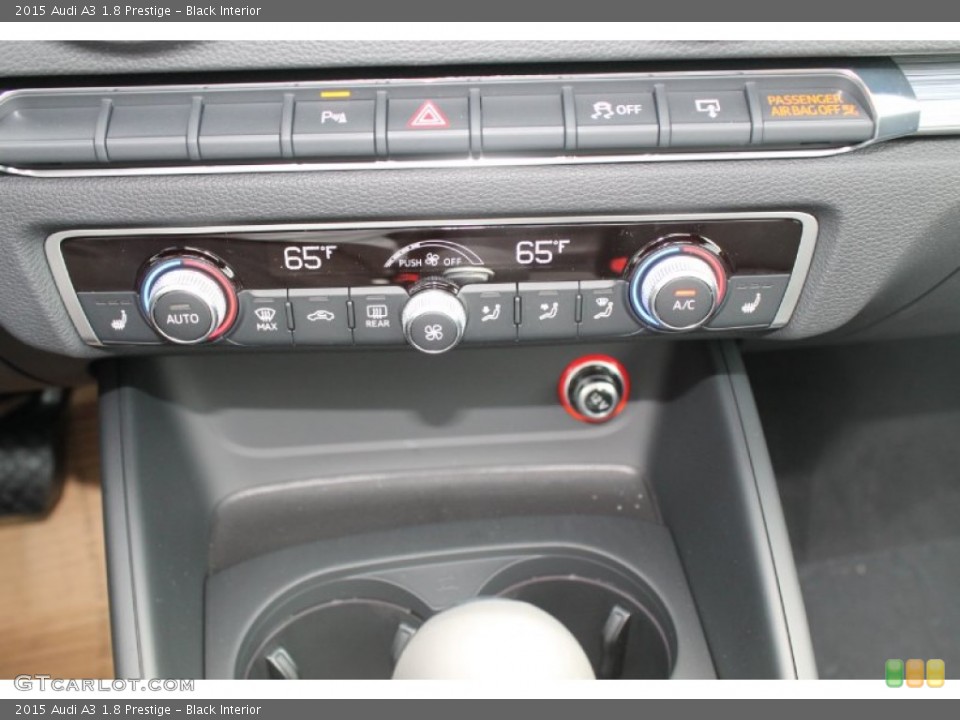 Black Interior Controls for the 2015 Audi A3 1.8 Prestige #94670695