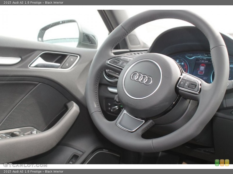 Black Interior Steering Wheel for the 2015 Audi A3 1.8 Prestige #94670816