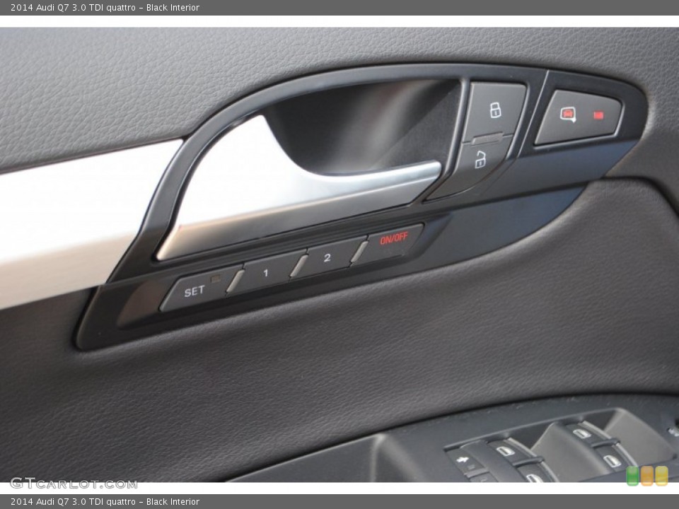 Black Interior Controls for the 2014 Audi Q7 3.0 TDI quattro #94672596