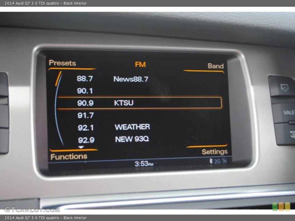 Black Interior Audio System for the 2014 Audi Q7 3.0 TDI quattro #94672709