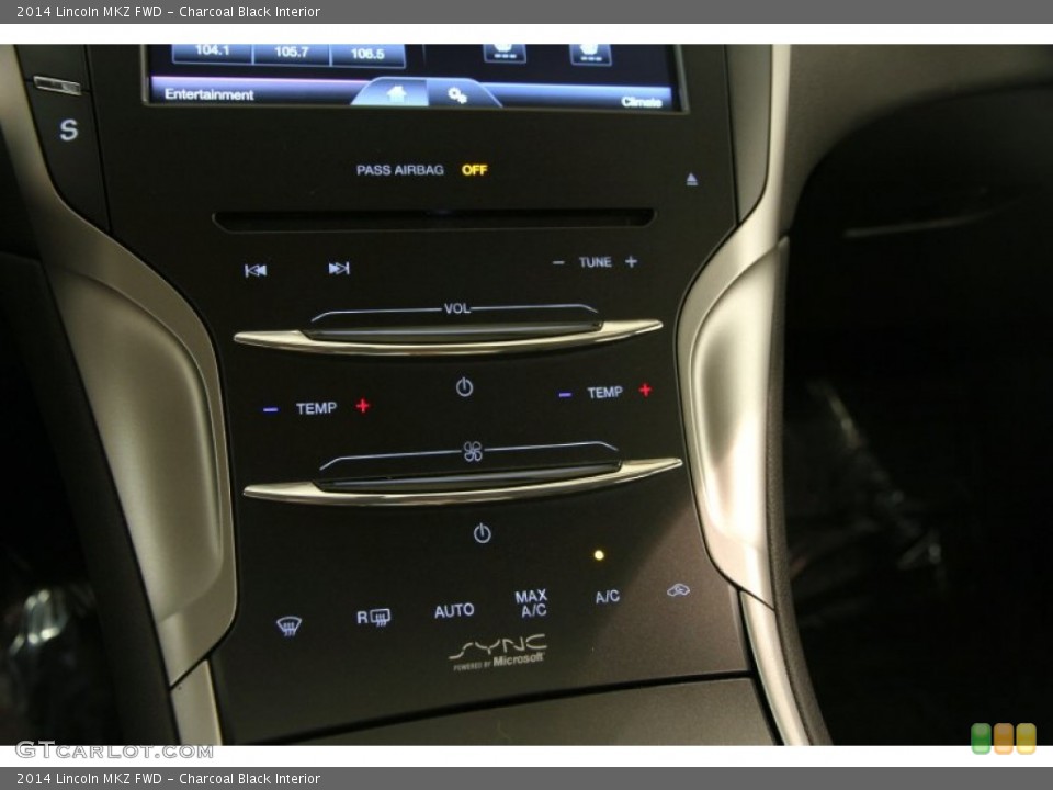 Charcoal Black Interior Controls for the 2014 Lincoln MKZ FWD #94673783