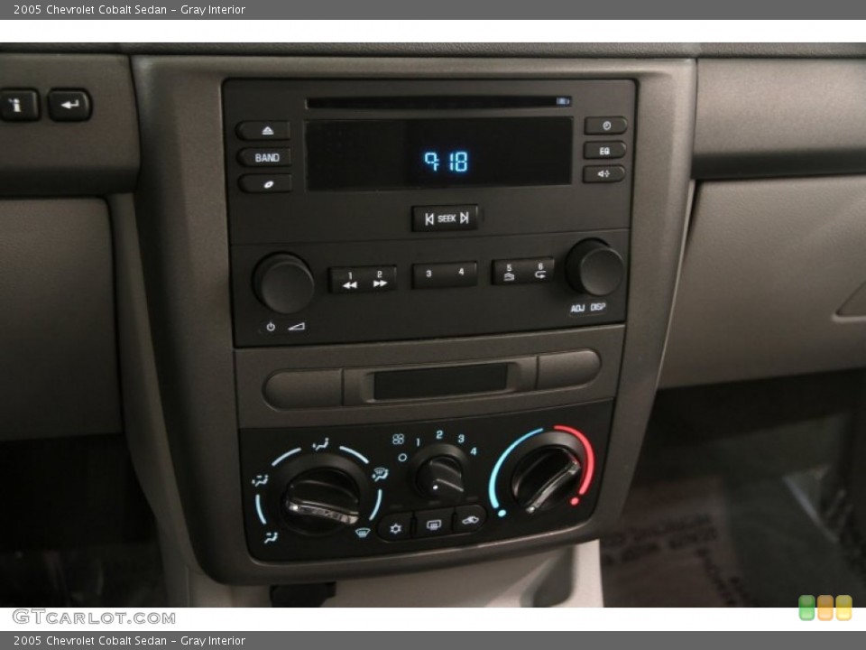 Gray Interior Controls for the 2005 Chevrolet Cobalt Sedan #94674161