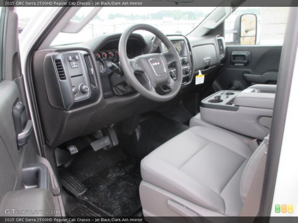 Jet Black/Dark Ash Interior Photo for the 2015 GMC Sierra 2500HD Regular Cab Chassis #94676831