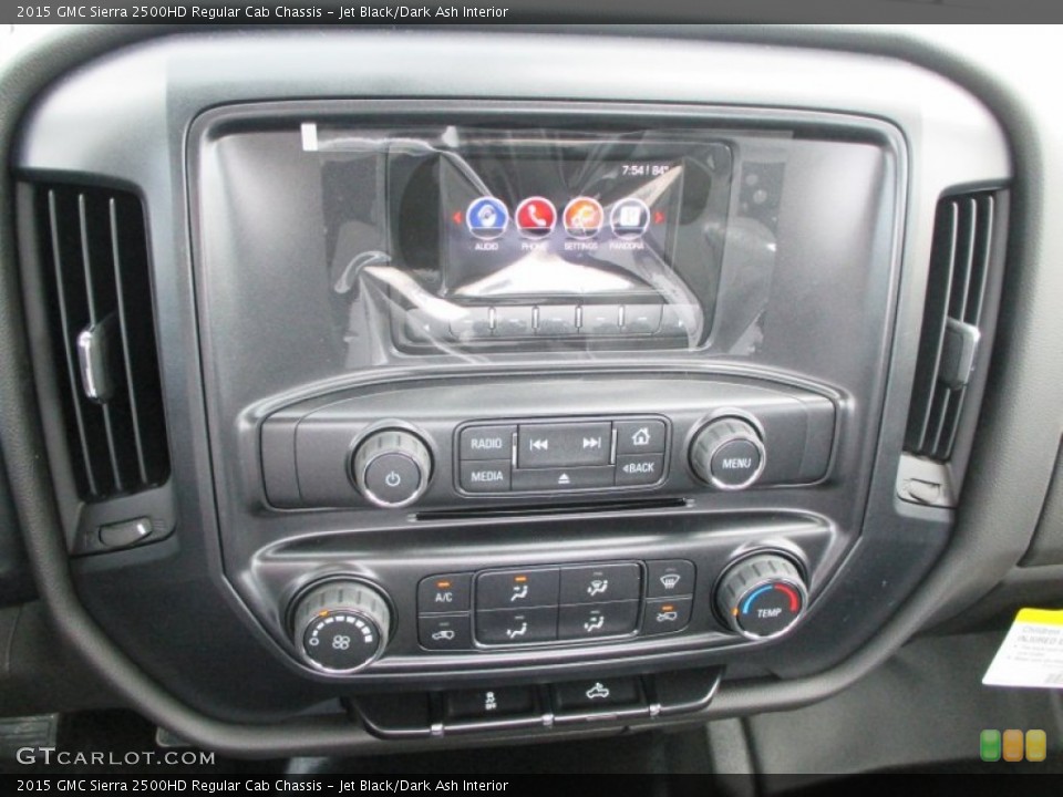 Jet Black/Dark Ash Interior Controls for the 2015 GMC Sierra 2500HD Regular Cab Chassis #94676840