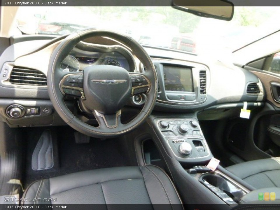 Black Interior Prime Interior for the 2015 Chrysler 200 C #94678202