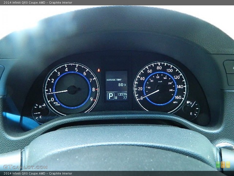 Graphite Interior Gauges for the 2014 Infiniti Q60 Coupe AWD #94678730