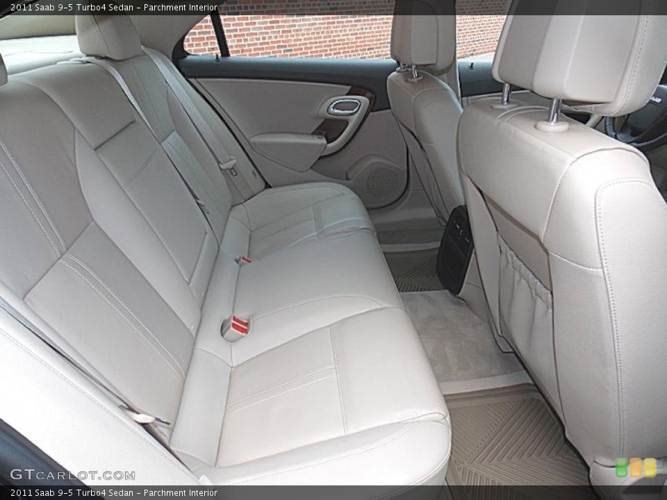 Parchment Interior Rear Seat for the 2011 Saab 9-5 Turbo4 Sedan #94680211