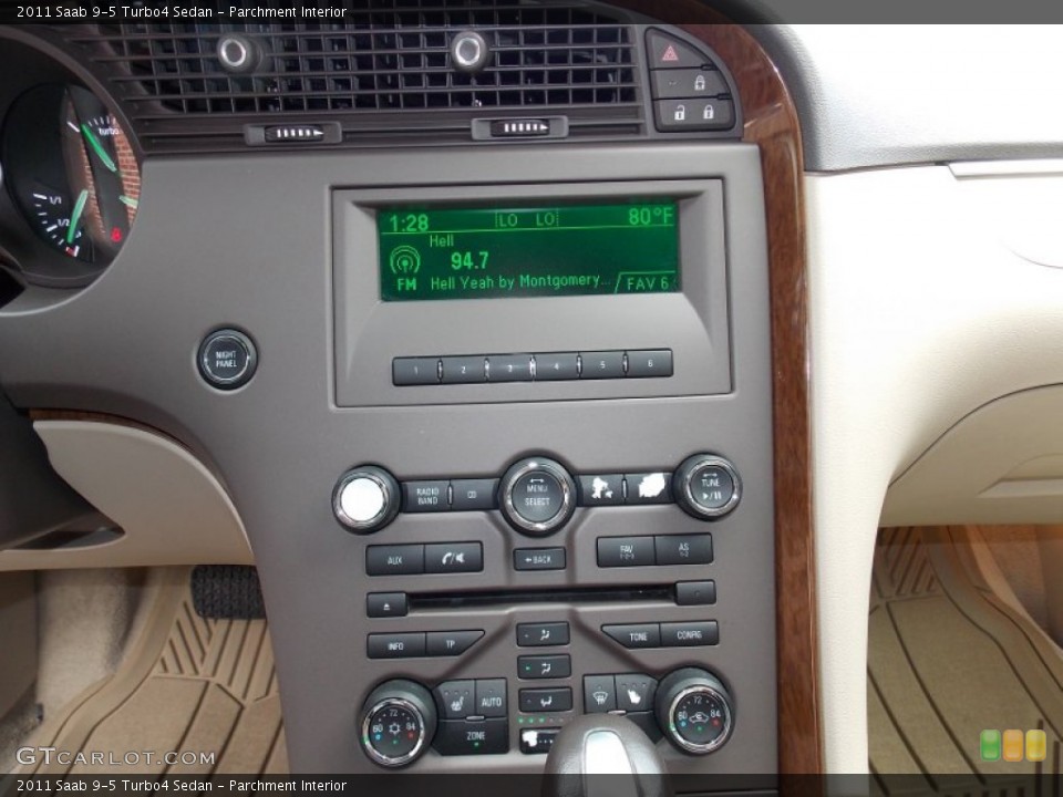 Parchment Interior Controls for the 2011 Saab 9-5 Turbo4 Sedan #94680316