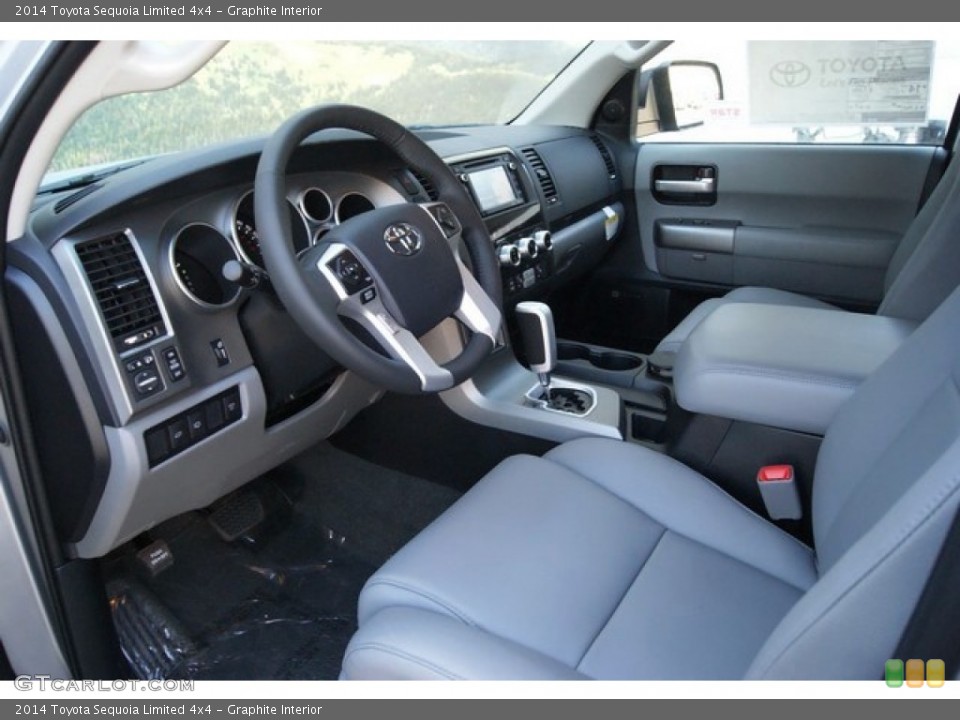 Graphite Interior Photo for the 2014 Toyota Sequoia Limited 4x4 #94683313