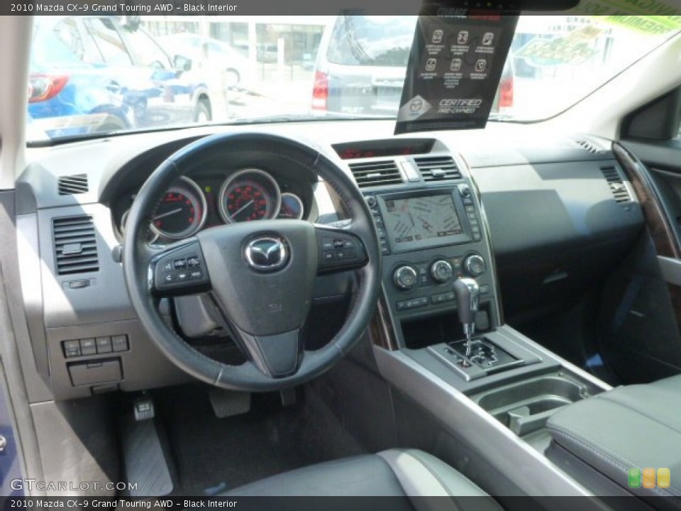 Black Interior Photo for the 2010 Mazda CX-9 Grand Touring AWD #94683421