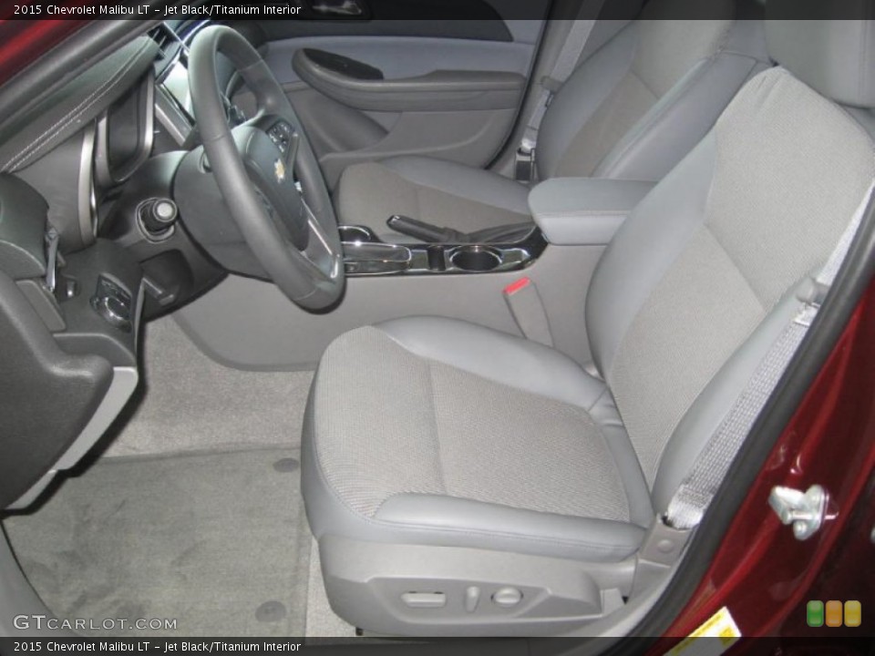 Jet Black/Titanium Interior Front Seat for the 2015 Chevrolet Malibu LT #94684306