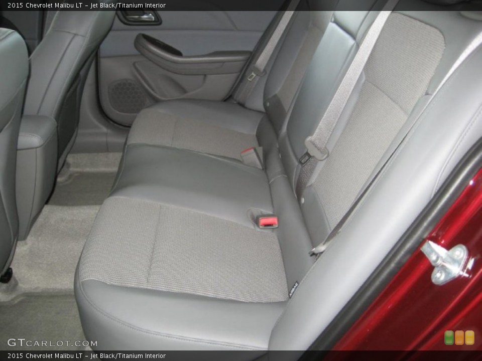 Jet Black/Titanium Interior Rear Seat for the 2015 Chevrolet Malibu LT #94684456
