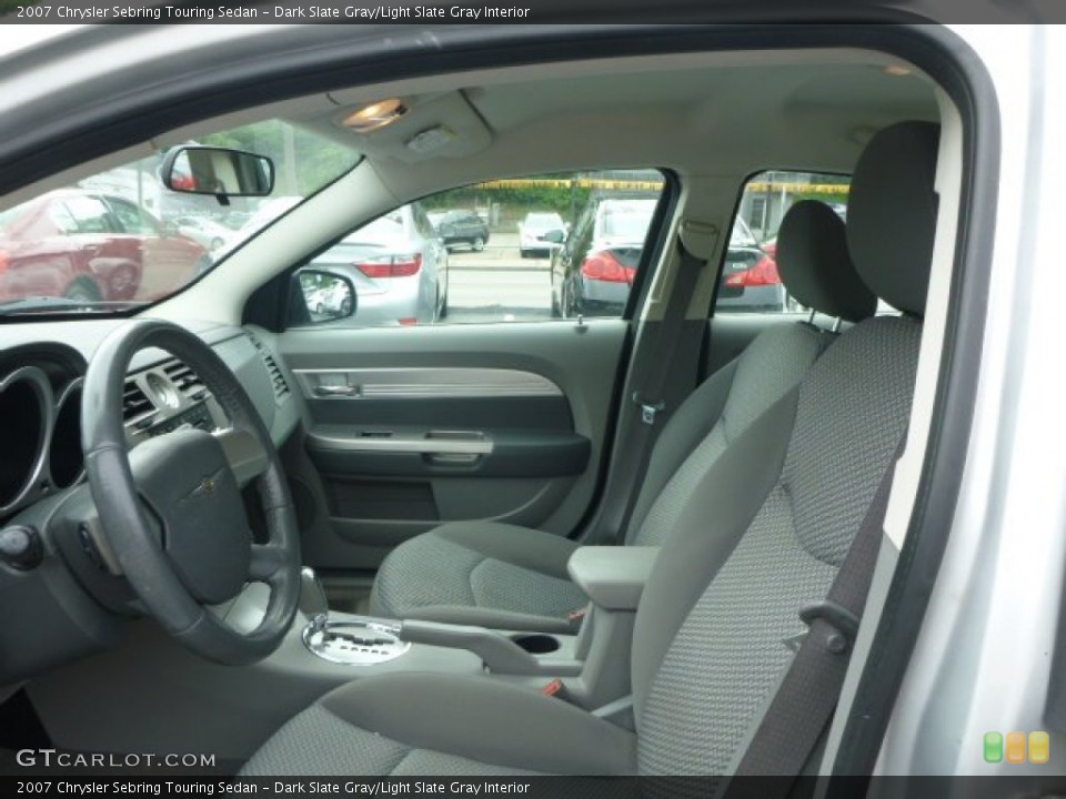 Dark Slate Gray/Light Slate Gray Interior Photo for the 2007 Chrysler Sebring Touring Sedan #94686547