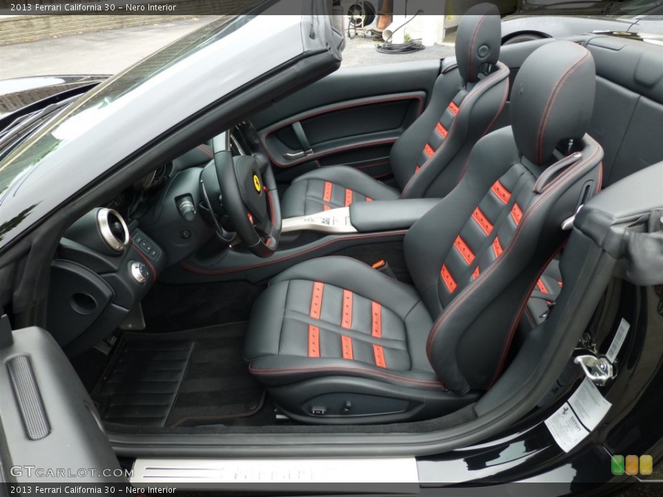 Nero Interior Front Seat for the 2013 Ferrari California 30 #94688500