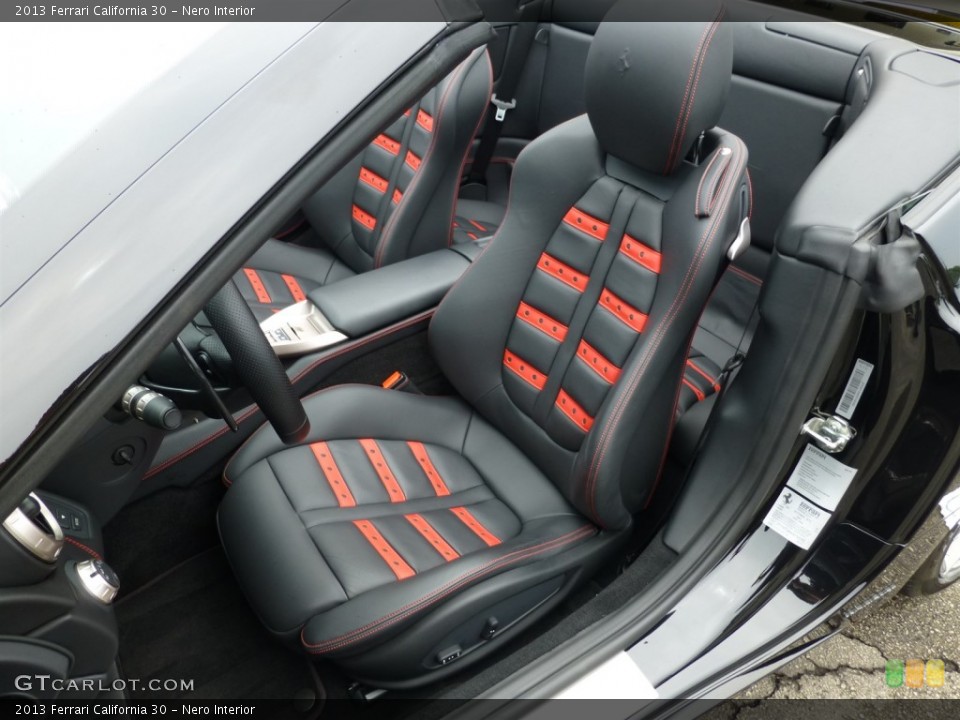 Nero Interior Front Seat for the 2013 Ferrari California 30 #94688530
