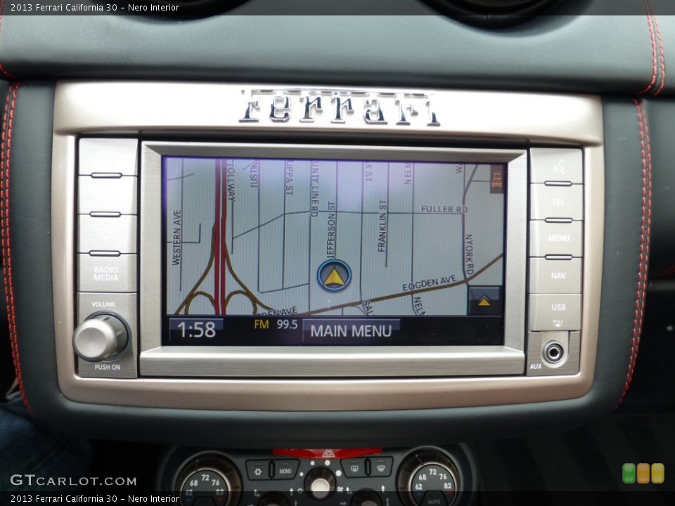 Nero Interior Navigation for the 2013 Ferrari California 30 #94688626