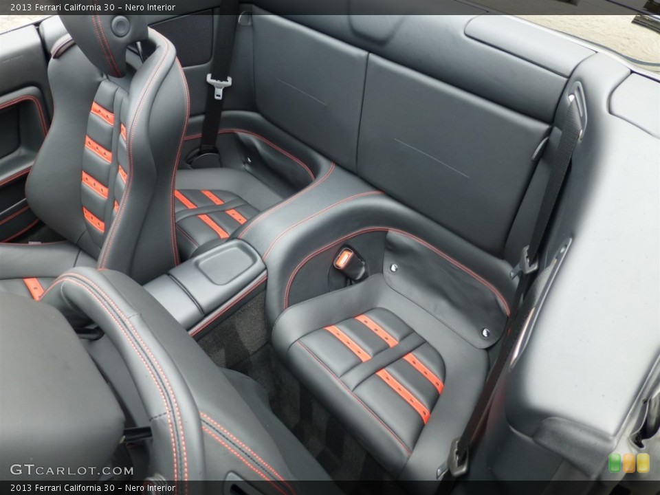 Nero Interior Rear Seat for the 2013 Ferrari California 30 #94688815