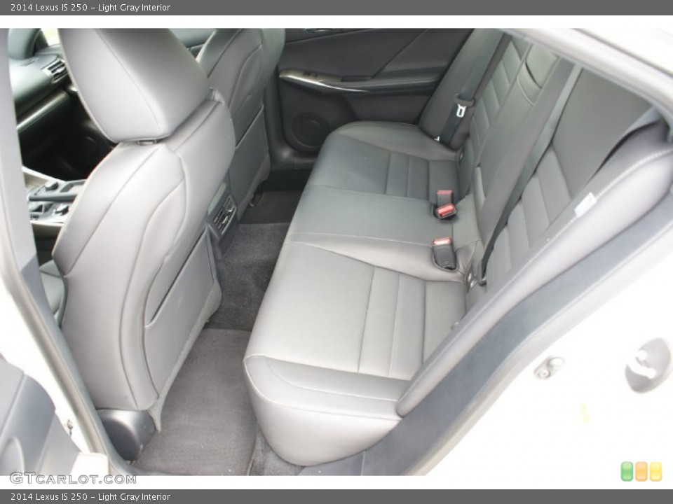 Light Gray Interior Rear Seat for the 2014 Lexus IS 250 #94689343