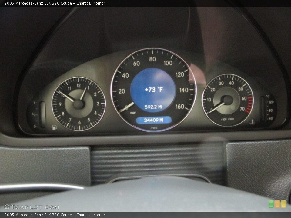 Charcoal Interior Gauges for the 2005 Mercedes-Benz CLK 320 Coupe #94693303
