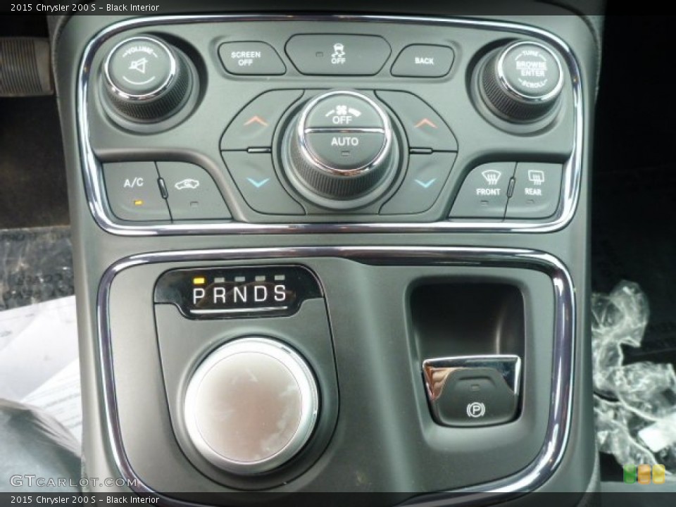 Black Interior Controls for the 2015 Chrysler 200 S #94700230