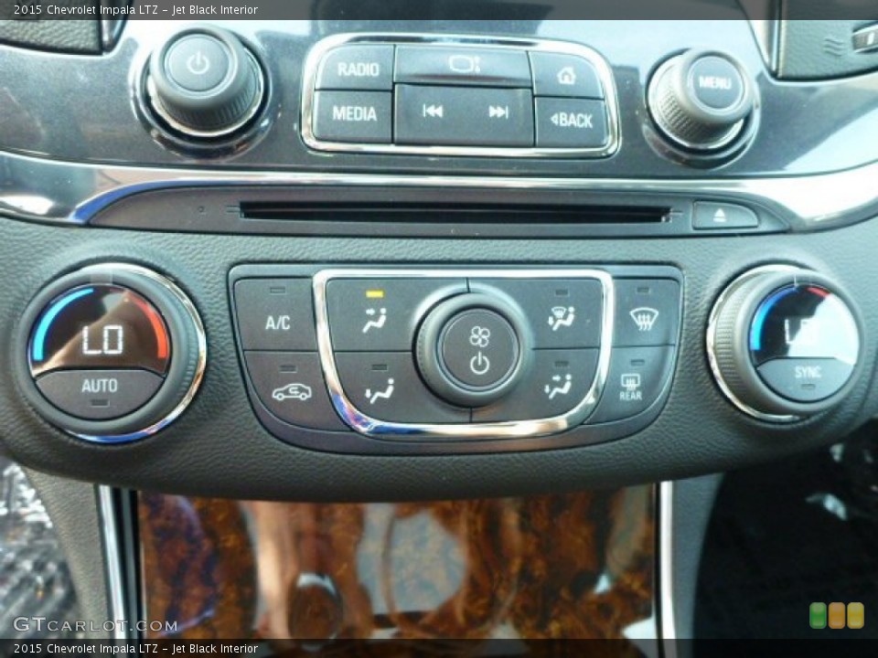 Jet Black Interior Controls for the 2015 Chevrolet Impala LTZ #94703499