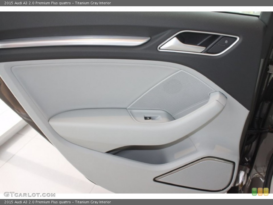 Titanium Gray Interior Door Panel for the 2015 Audi A3 2.0 Premium Plus quattro #94708290