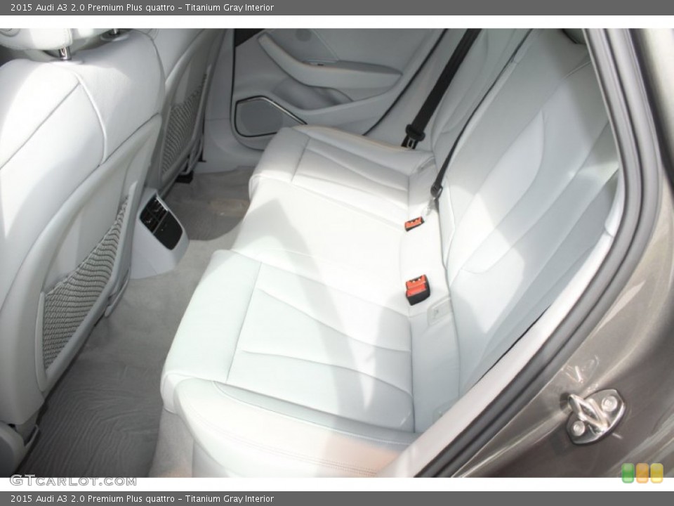 Titanium Gray Interior Rear Seat for the 2015 Audi A3 2.0 Premium Plus quattro #94708317